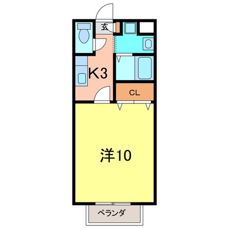 アムール西岡崎の物件間取画像